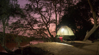 Lale's Camp features a fly camp on the banks of the Omo River in Ethiopia.
