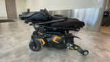 This wheelchair, which was owned by John Morris of WheelchairTravel.org, sustained severe structural damage with a bent frame, broken wheel and cut wires after it was dropped during loading on an American Airlines flight last July. American ultimately replaced it.