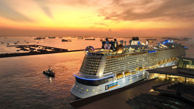 The Spectrum of the Seas was purpose built for the Asia cruise market, originally sailing from Shanghai in 2019.