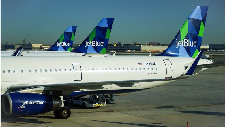 As part of the Northeast Alliance, American has leased 30 daily arrival and departure slots to JetBlue at JFK Airport.